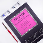 Arches Watercolor Pad 9x12 Inches 140lb/300gsm Hot Press - Image 2