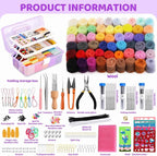 LOKUNN Needle Felting Kit, 55 Colors Felting Wool Kit - Image 2