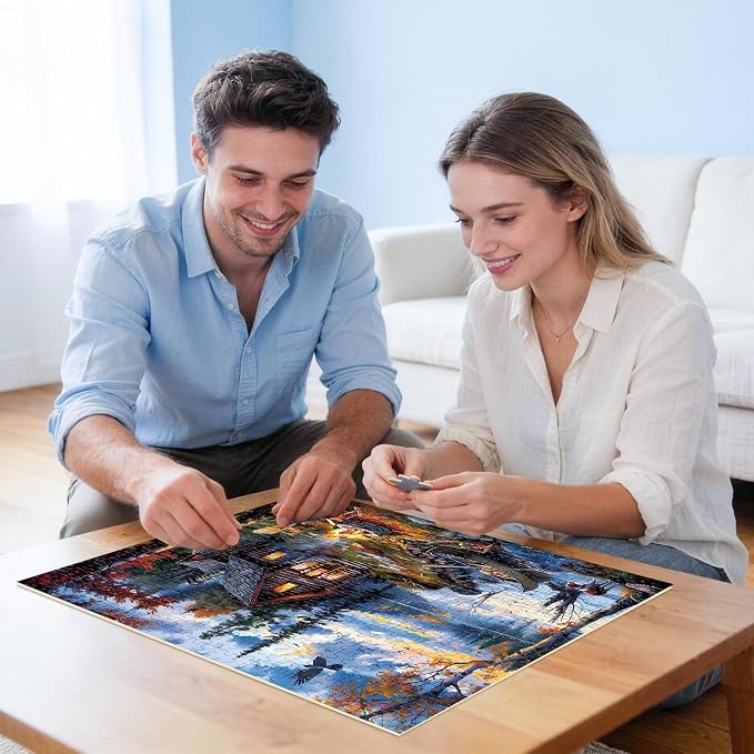 Puzzles for Adults 500 Pieces Coutryside Jigsaw Puzzle for Adults Autumn - Image 6