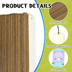 120 PCS Wood Blank Bookmarks Set - Image 3