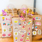 300Pcs Happy Birthday Foam Stickers, Cute Foam Birthday Stickers Self Adhesive - Image 3
