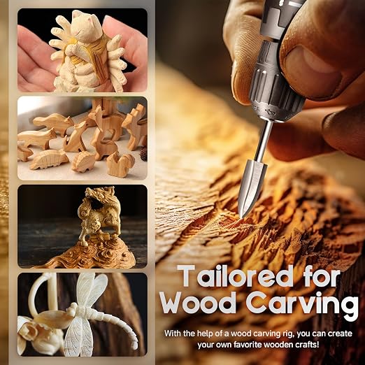 Wood Carving Drill Bits Set Compatible - Image 4