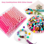 160Pcs Silicone Beads 12mm Mix Color, Bulk Silicone Beads 12mm - Image 6