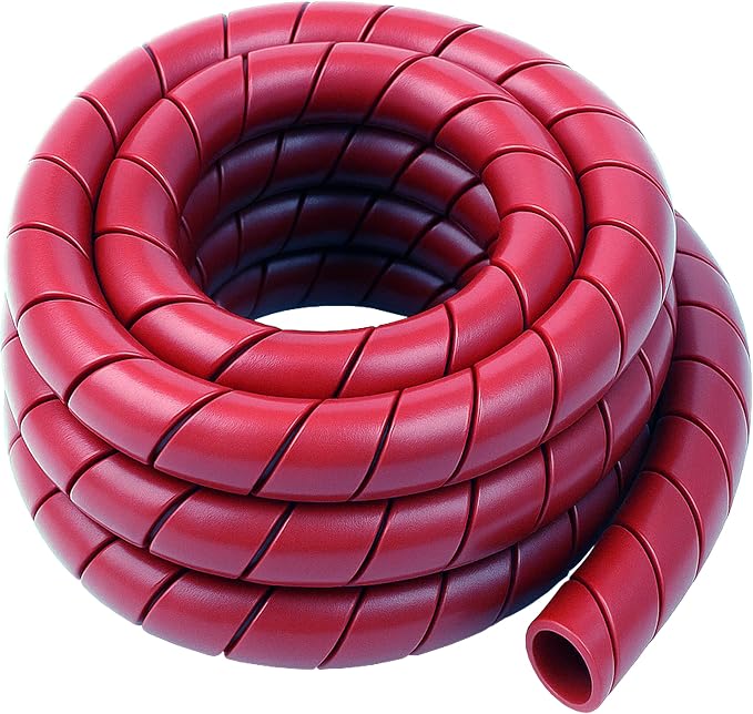 Electriduct 1/2 Inch Heavy Duty Spiral Wrap HDPE Flexible Plastic Cable Sleeve - Image 2