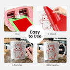 LIKCUT Glossy Red Permanent Vinyl - Image 4