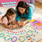 DDAI Animal Jewelry Making Kit for Kids, Snap & String Pop Beads - Image 5