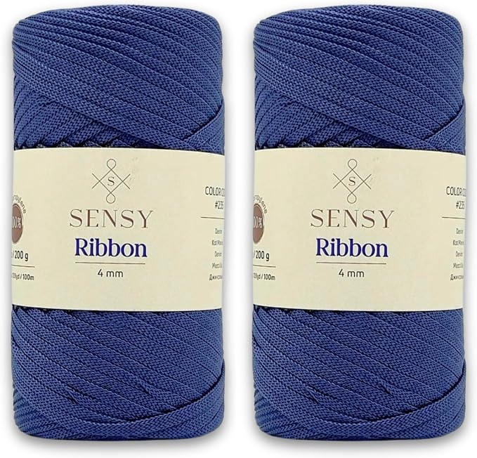 2 Skeins of Sensy Premium 4mm by SSENSY