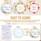 Daifunli 3 Sets Funny DIY Embroidery Kits - Image 3