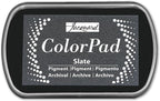 Jacquard ColorPad Archival Pigment Ink Stamp Pads- Slate by Jacquard