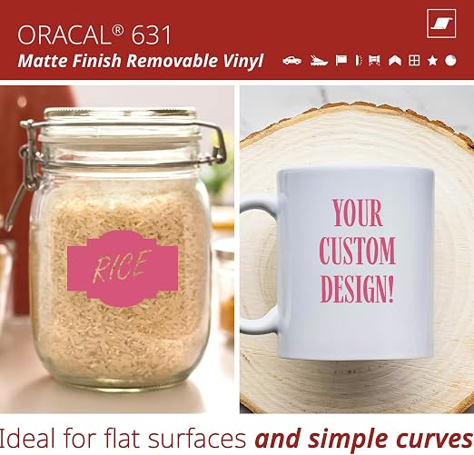 ORACAL 631 Matte Lipstick Pink Vinyl Durable Roll Easy to Weed Permanent - Image 2