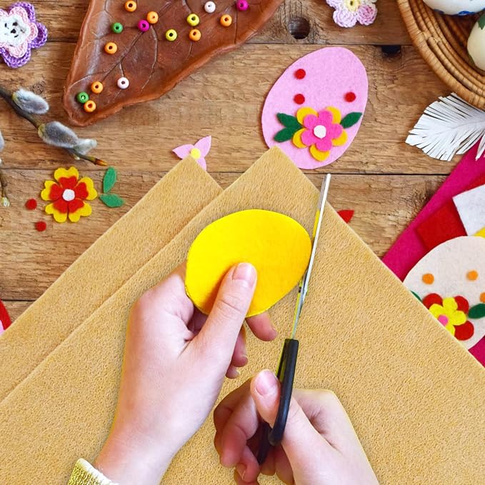 Jtnohx Color Felt, Soft Felt Sheets, 1.4mm Thick 8"x12" Handicraft Felt Fabrics - Image 4