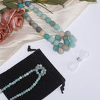 4mm Matte Amazonite Beads, 15-Inch Matte Round Loose Stone Beads - Image 2