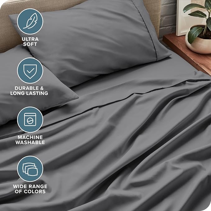 Bare Home Short Queen Sheet Set - Image 4