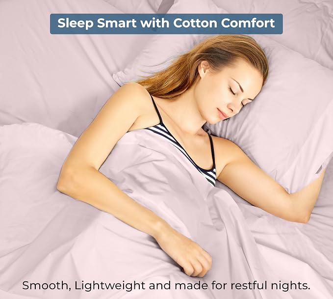 Royale Linens 100% Organic Cotton Full Flat Sheet Only - Image 9
