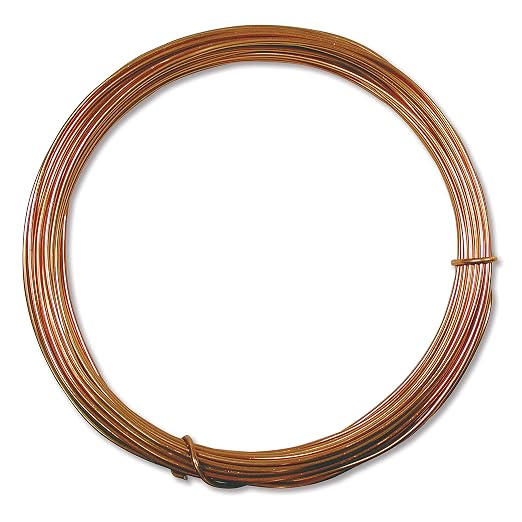 The Beadsmith Anodized Aluminum Wire – 12 Gauge – 39 feet – Light Copper Color - Image 7
