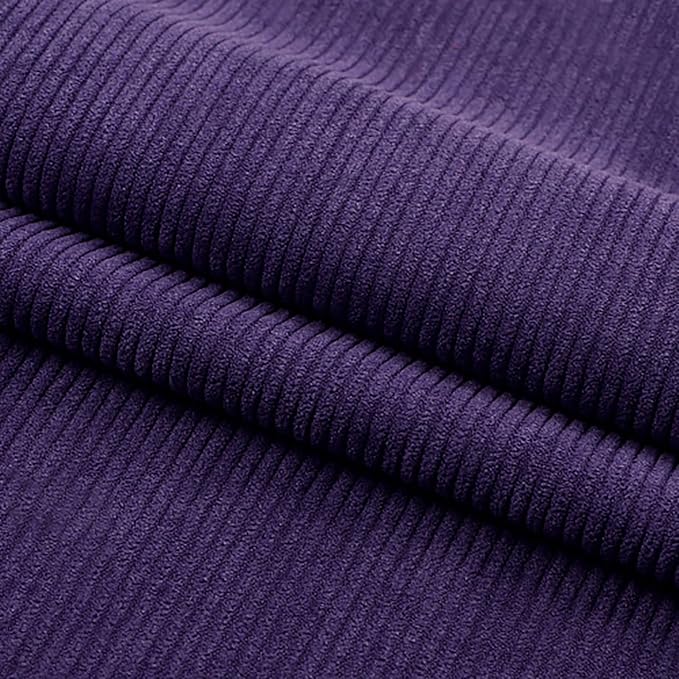 Corduroy Fabric Solid Plain Thick DIY Sewing Crafts Materials Stretch Corduroy by Mintao