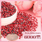6000PCS 4mm Resin Rhinestones Bulk - Image 2