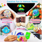KIRKOTOY Wooden Crafts Kit for Kids-Glow in The Dark-Arts & Crafts Gifts for - Image 2