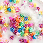 100pcs Mixed Polymer Clay 10mm Spacer Beads - Image 2