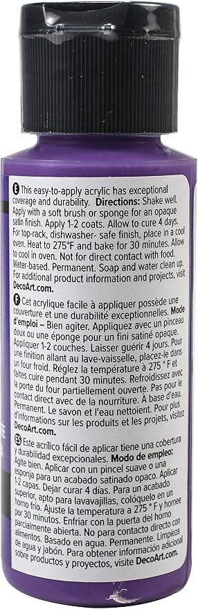 Deco Art GLASS PAINT 2OZ PURPLE, us:one size - Image 2