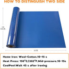 HTVVETUR Glitter Heat Transfer Vinyl - Image 2