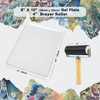 BuzzBright Gel Printing Plate kit, Complete Printmaking Set - Image 3