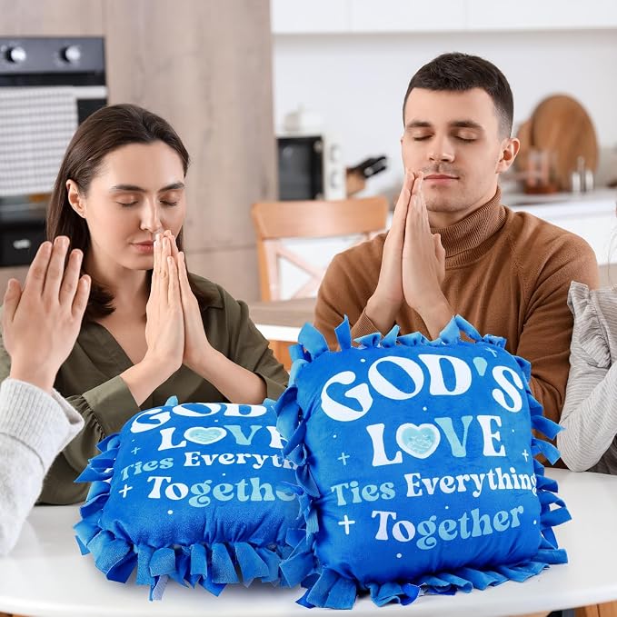 Chunful 8 Sets Religious God's Love Tied Pillow Craft Kit 2026 VBS Crafts DIY - Image 4
