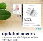 Strathmore 200 Series Sketch Pad, 8.5x11 inch, 100 Sheets, Side Wire - Image 4