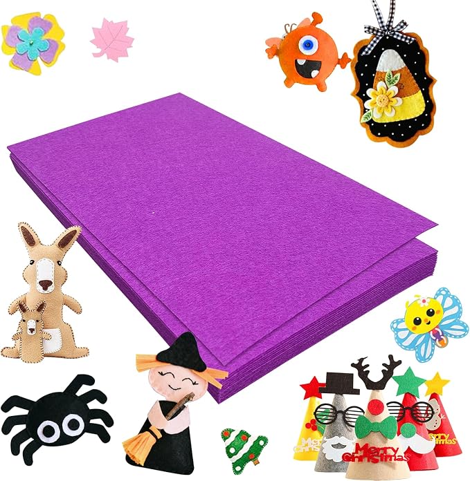 Jtnohx Felt for Crafts, Craft Felt Square for Sewing - Image 4