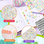 Letter Stickers 0.5 inch, Self-Adhesive Vinyl Waterproof ABC Letter Stickers - Image 3