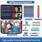 25 Pack Sketching Pencil Set - Image 2