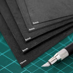 biguphate EVA Foam Roll - 10mm Black Ultra High Density Craft Foam - 15 x 39 - Image 3