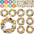 Hollowfly 48 Sets Vintage Wreath Craft Kits DIY Bunny & Chick Paper Crafts Make by Hollowfly