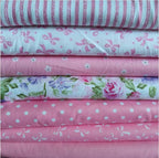 7PCS 9.8" x 9.8" Quilting Fat Quarters Fabric Bundles, by Unknown