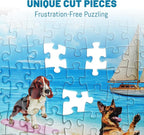 BenBen Puzzles for Adults 1000 Pieces, Dogs on Vacation, Funny Dog Jigsaw - Image 4