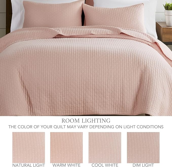 Levtex Home Cross Stitch Reversible Full/Queen Quilt Set - Image 4