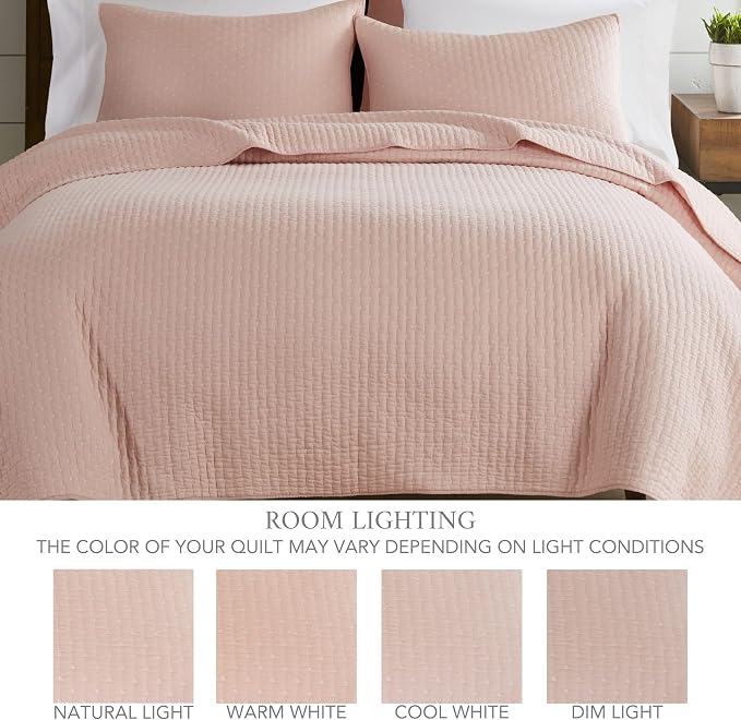 Levtex Home Cross Stitch Reversible King Bedspread Set - Image 4