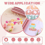 Tintnut Dusty Rose Pink Puff Heat Transfer Vinyl Roll, easy cut & weed - Image 5