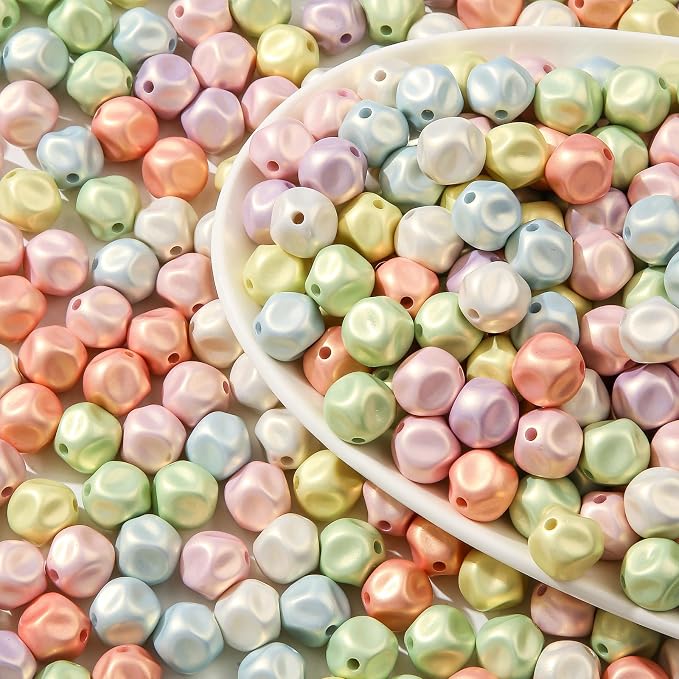 16mm Acrylic Beads 100pcs Cute Candy Colors Bead Spacer Loose Beads - Image 6