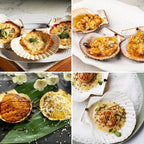 30PCS Natural Scallop Shells Purple Red Sea Shells, Real Seashells from Beach - Image 7