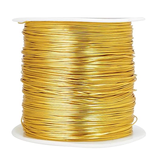 203 Feet Tarnish Resistant Copper Wires 24 Gauge/0.5mm Jewelry Craft Wires by CREATZONE