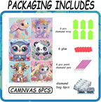 Acelii 6 Pack 5D Cartoon Diamond Painting Kits - Image 5