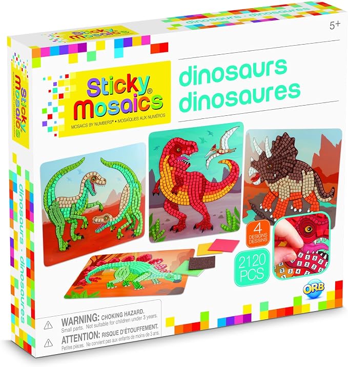 ORB Sticky Mosaics Dinosaurs - Image 4