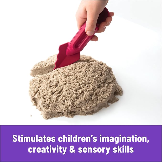 Kinetic Sand Folding Sandbox Set, Moldable Play Sand Sensory Toys, Ages 3+ - Image 6