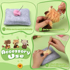 Yizzvb Needle Felting Kit, Highland Cow Family Needle Felting Kits - Image 4