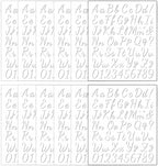 12pcs Iron on Letters for Clothing, Heat Transfer Vinyl Letters, DIY Fabric by Unknown