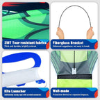 SGftre Complete Kite with Handle, Line & Accessories, Family Outdoor Activities - Image 5