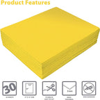 Better Office Products Yellow EVA Foam Sheets, 30 Pack, 2mm Thick, 9 x 12 Inch - Image 3