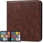 Card Binder 12 Pocket, Premium 720 Double Sided Pocket Collection Binder by Hijvxk