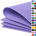 Lavender Large Felt Fabric 36" x 36", 1mm Stiff Felt Sheet, Nonwoven Fabric by ZANEXIR